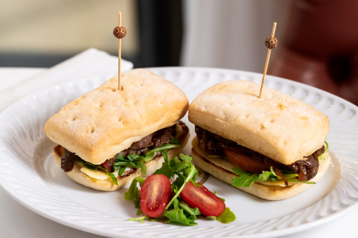 Steak & Arugula sandwich